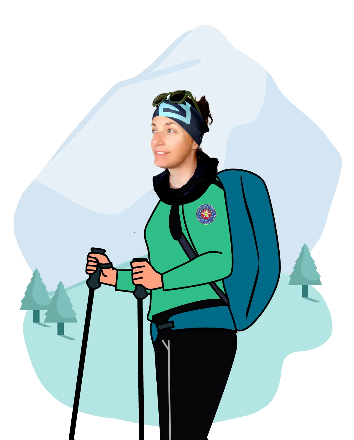 Flavie André, accompagnatrice en montagne